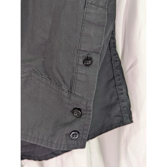 Roar Emboidered Western/Rodeo Gothic Black Button Up Large Vintage 90's Griffins - Picture 7 of 12